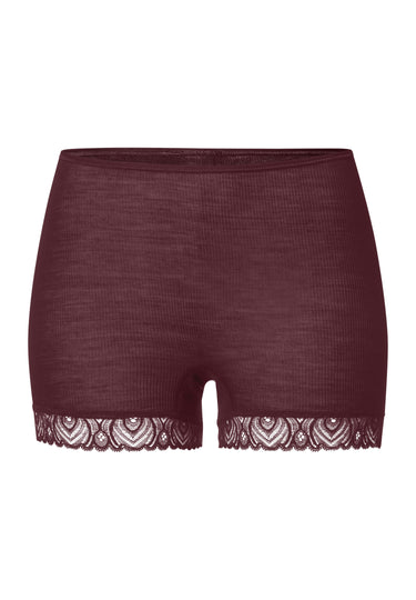Woolen Lace Lace Trim Wool And Silk Boyleg | Vivid Brown 70832-2421
